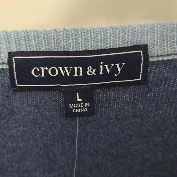 Crown & Ivy long sleeve sweater - Picture 8 of 11